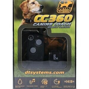 DT Systems Canine Coach 360 Remote Dog Training Collar E-Collar Rechargeable